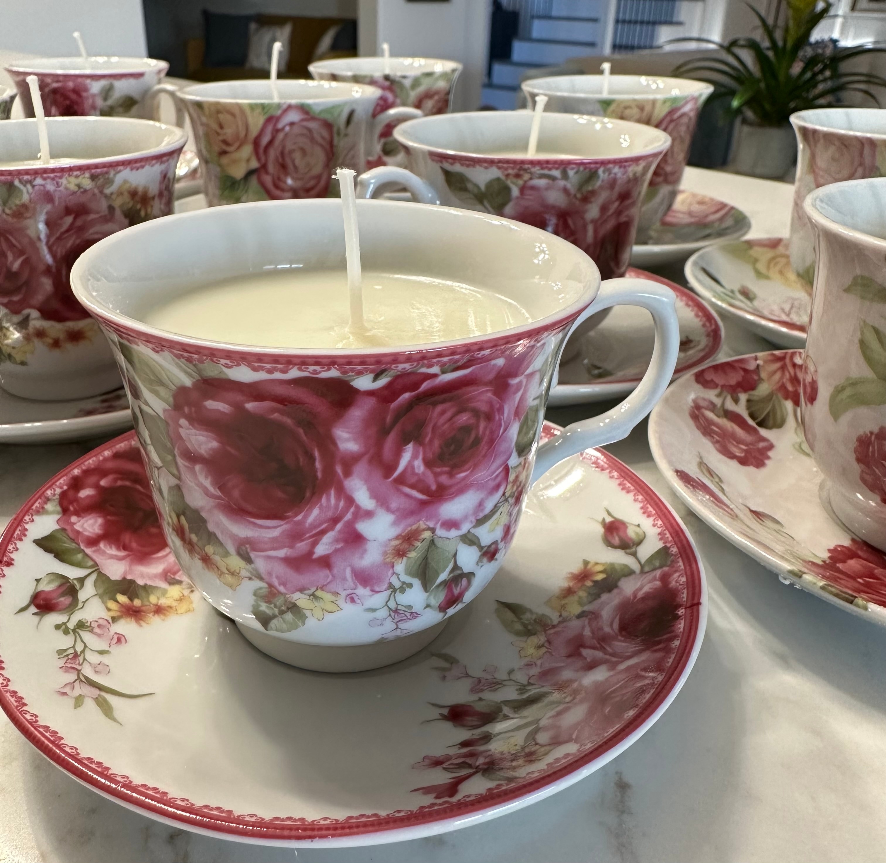 Tea Cup Candle